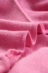Lantern Sleeve Snap Button Placket Washed Pullover Casual Round Neck Sweatshirt